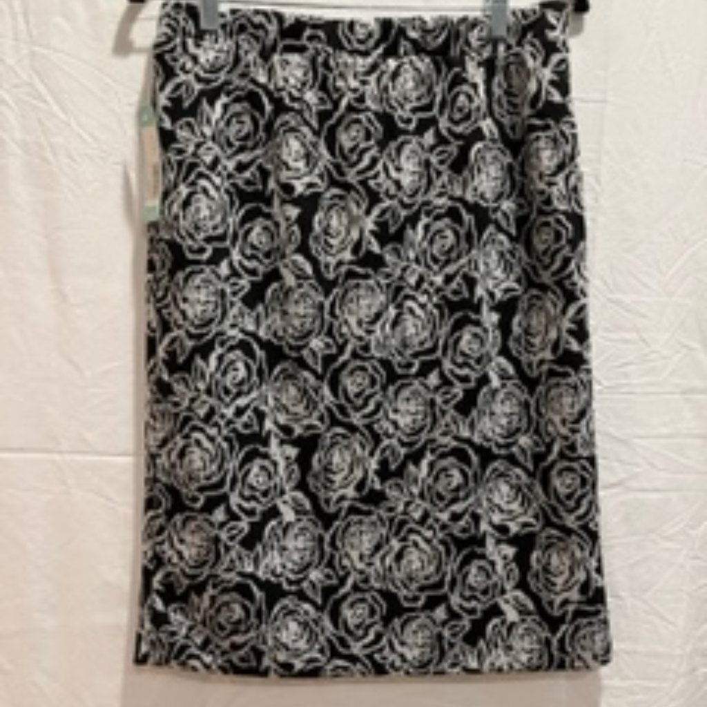 41 Hawthorne - Etienne Knit Pencil Skirt - Black - Size Medium